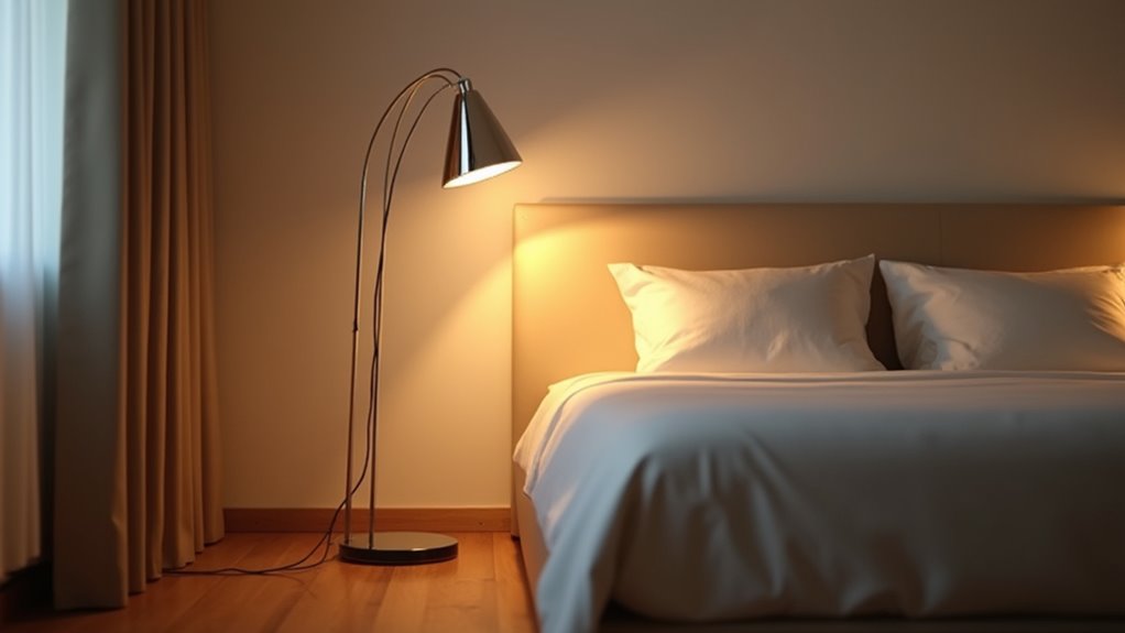 sleek arc floor lamps