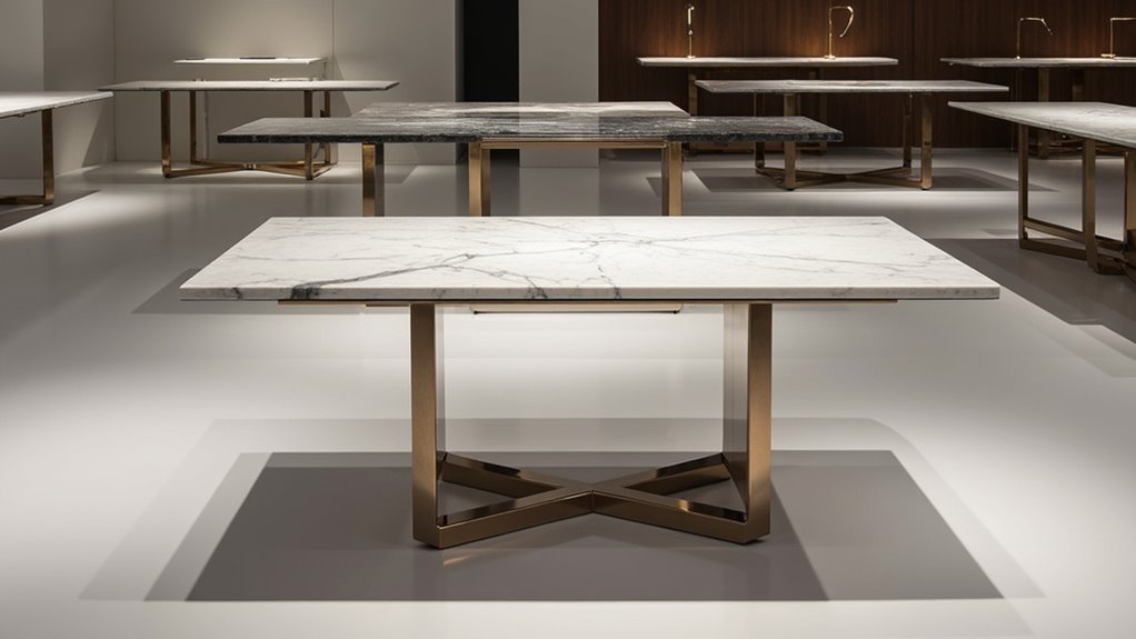 sleek functional dining tables