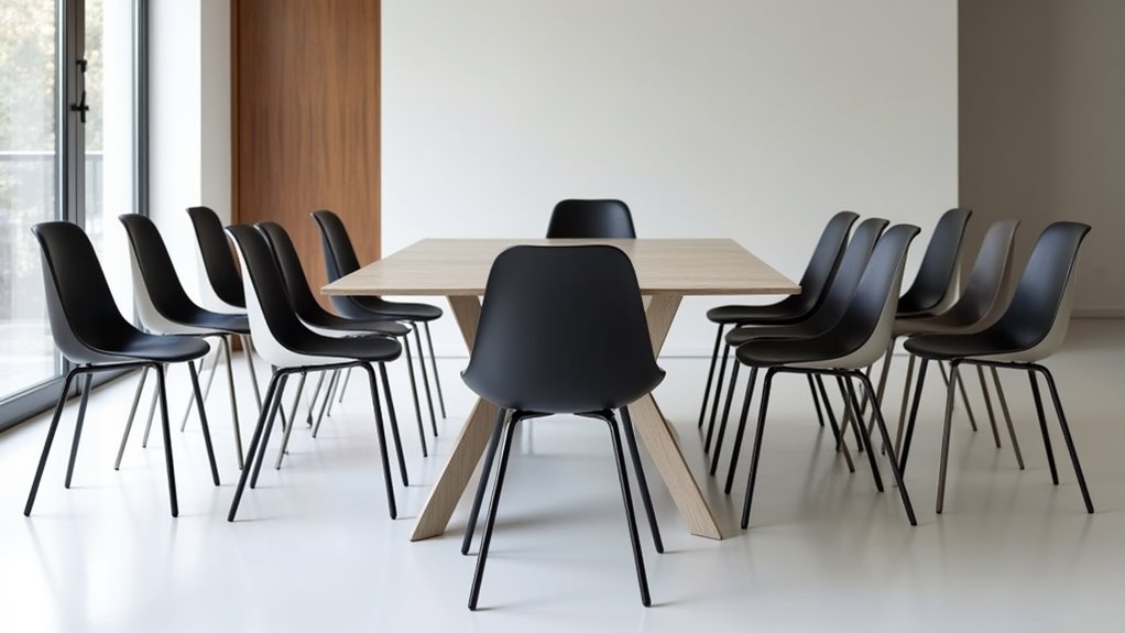 sleek metallic finishes elegance