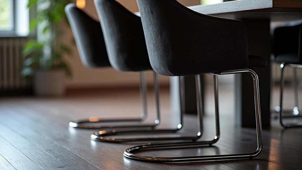 sleek modern comfortable dining chairs