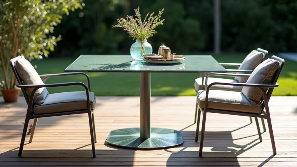 sleek stylish low maintenance tables