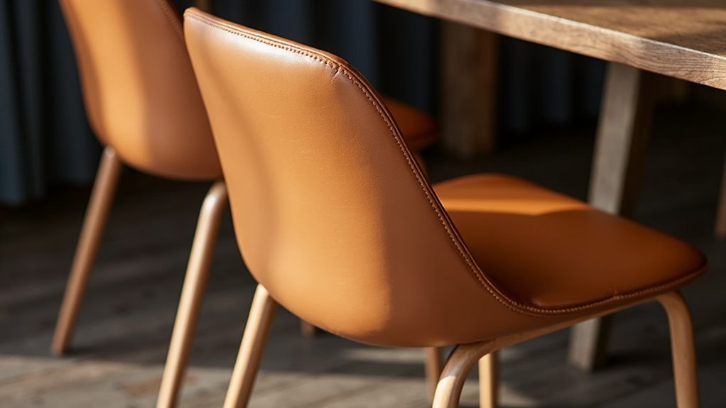 sleek sustainable minimalist dining chair