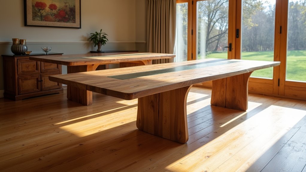 sliding extendable dining tables