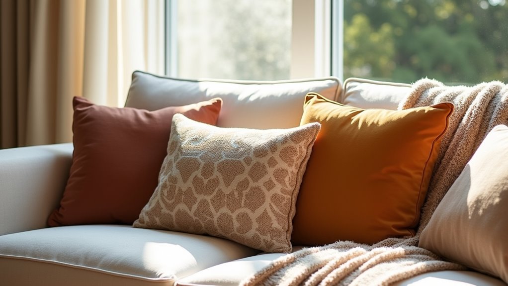 sofa cushion arrangement tips