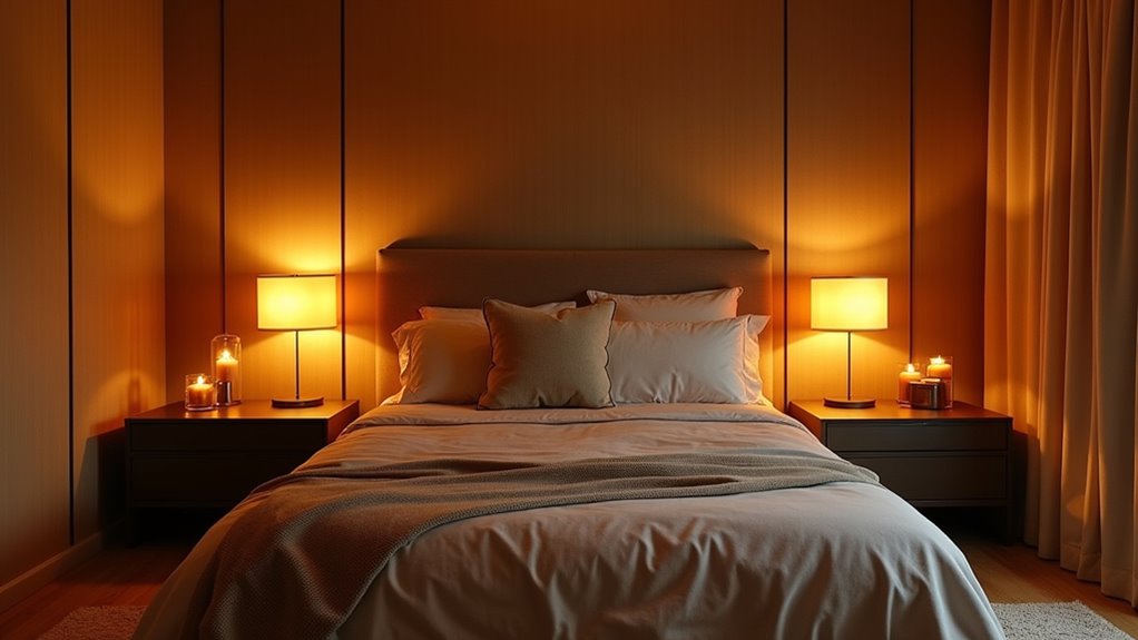 soft layered warm lighting