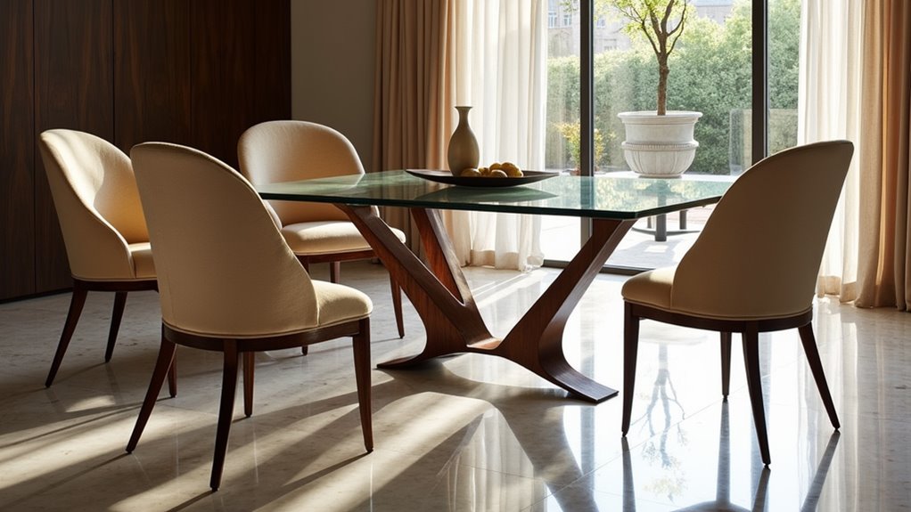 sophisticated ergonomic dining chair