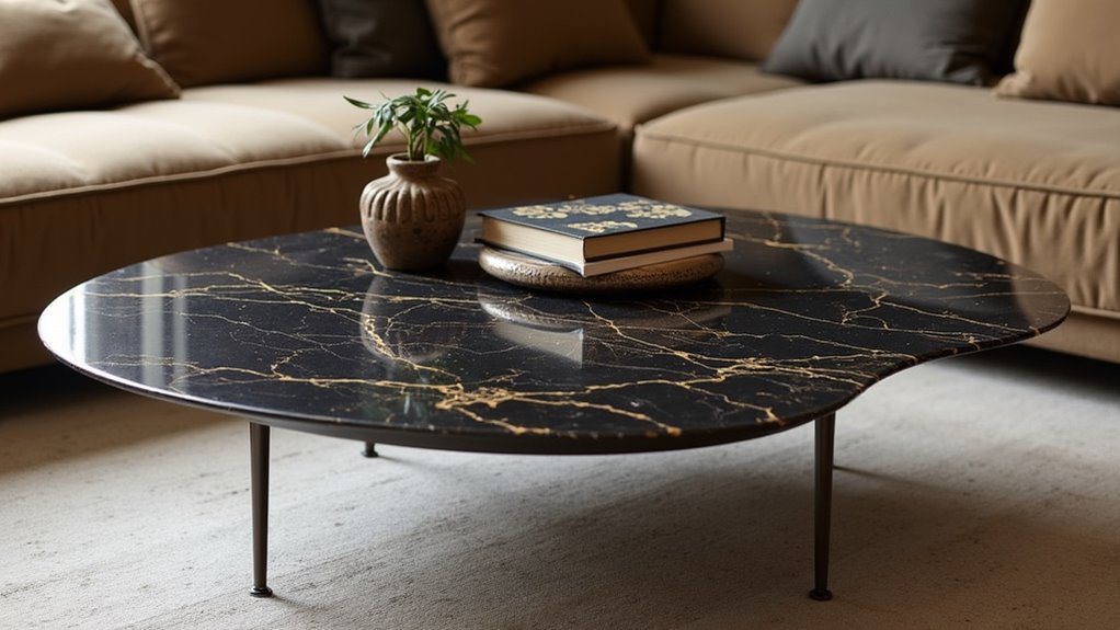 sophisticated marble coffee table