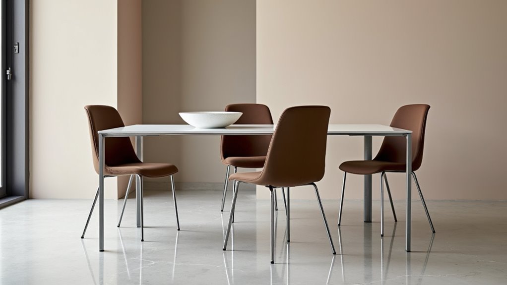 sophisticated minimalist dining chairs