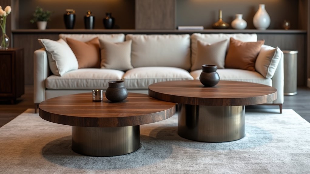 sophisticated mixed materials contrast