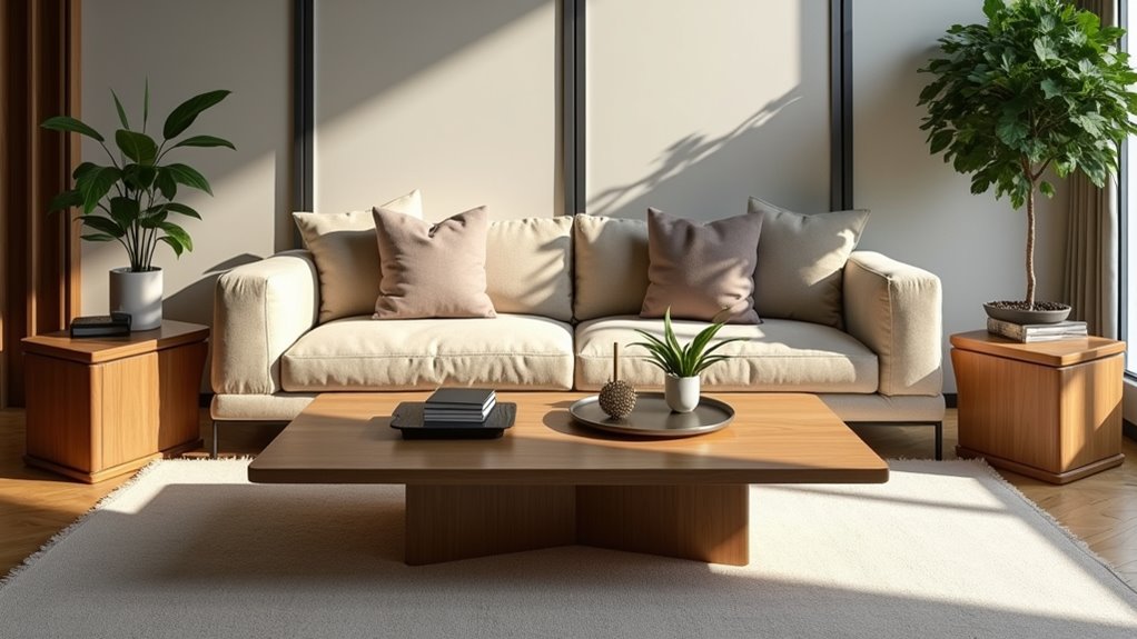 sophisticated modern coffee table