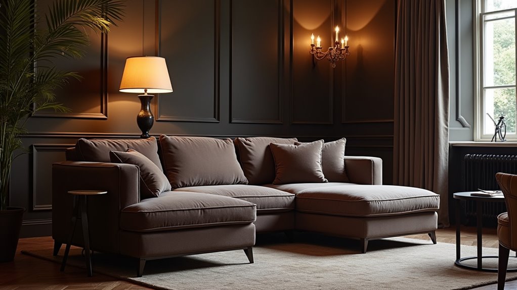 sophisticated modular customizable sofa