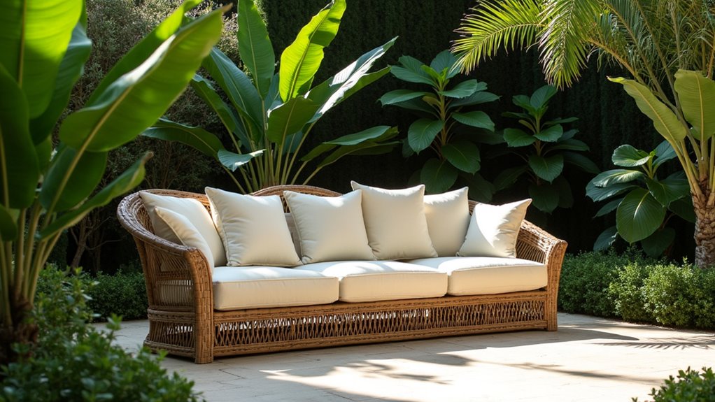 sophisticated modular outdoor sofa