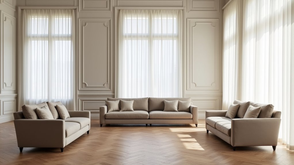 sophisticated neoclassical minimalism design