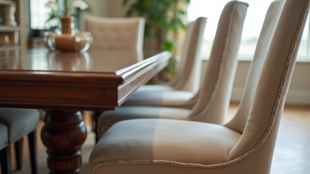 sophisticated plush velvet dining