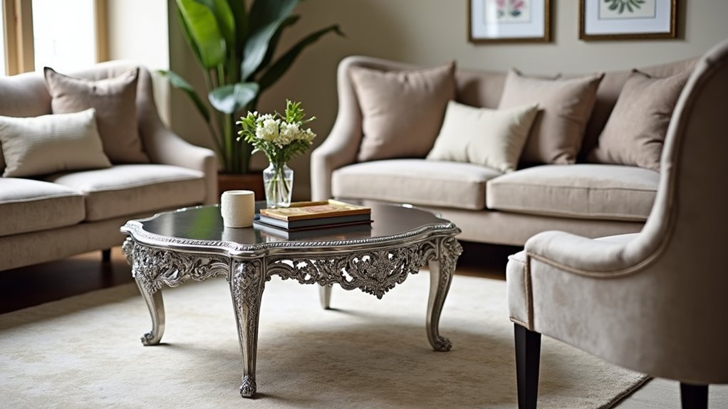 sophisticated silver table elegance