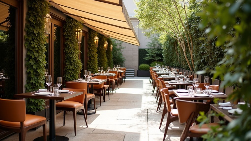 space efficient outdoor dining solutions