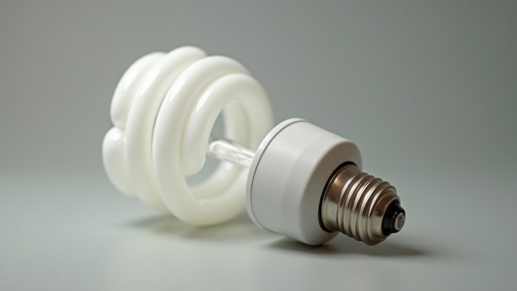 spiral mercury filled energy saving lamp