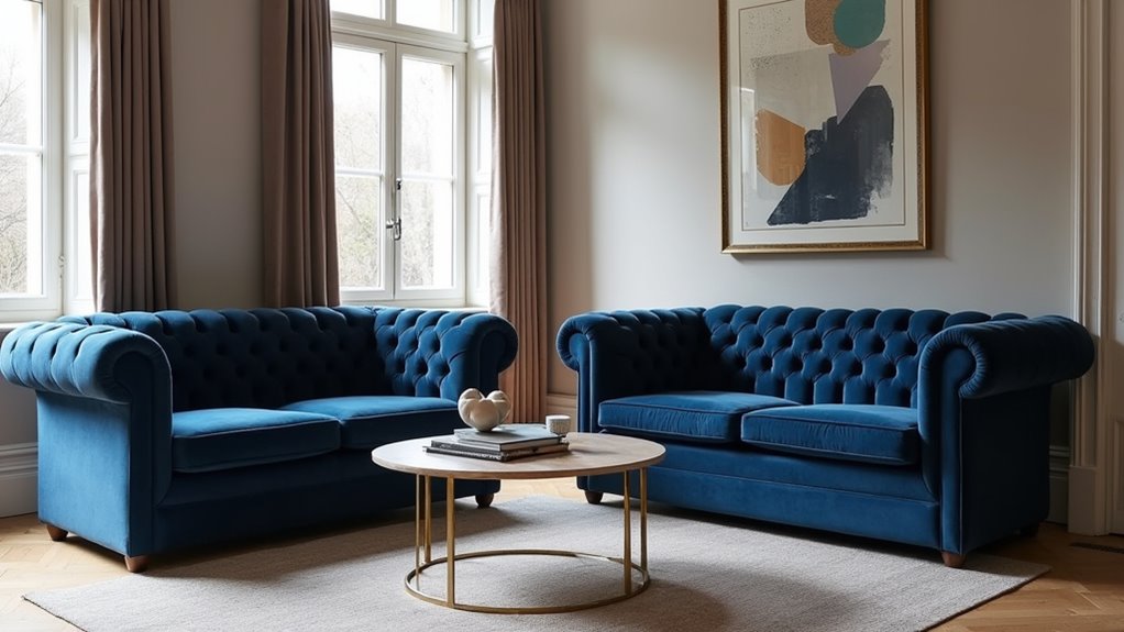 streamlined modern chesterfield designs