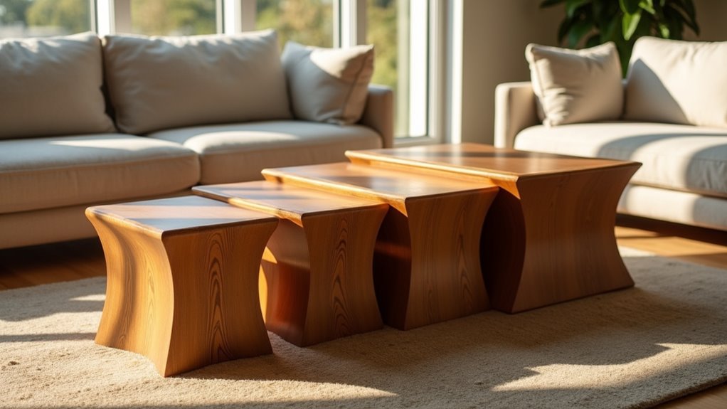 stunning cannellini coffee tables