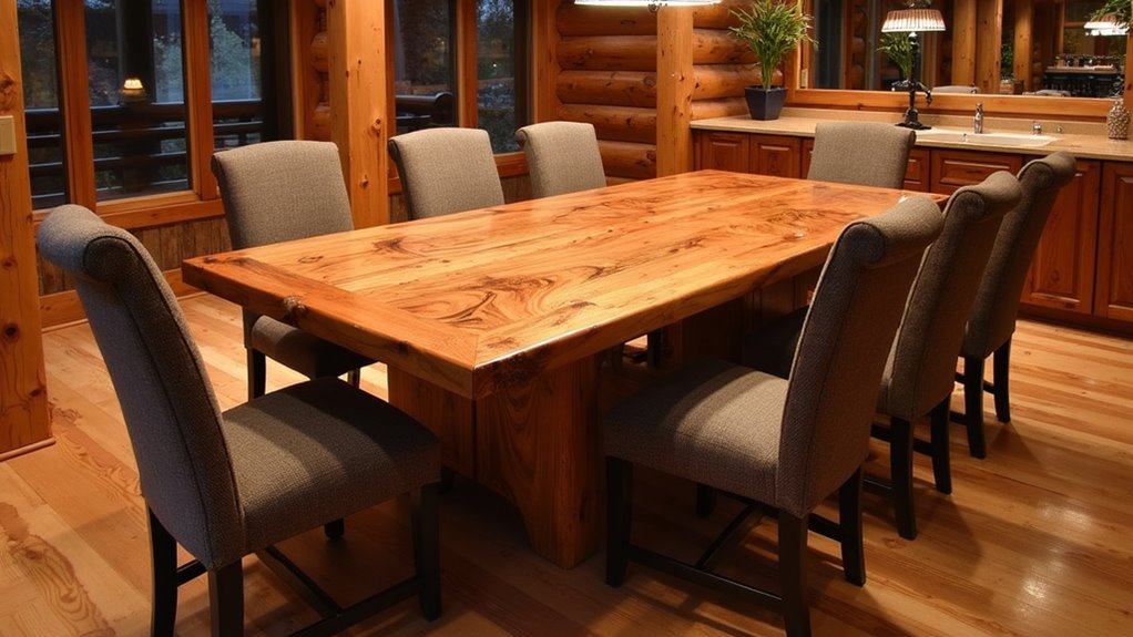 sturdy hickory dining table