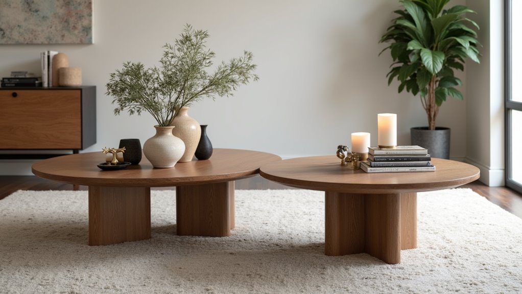 styling dual coffee tables