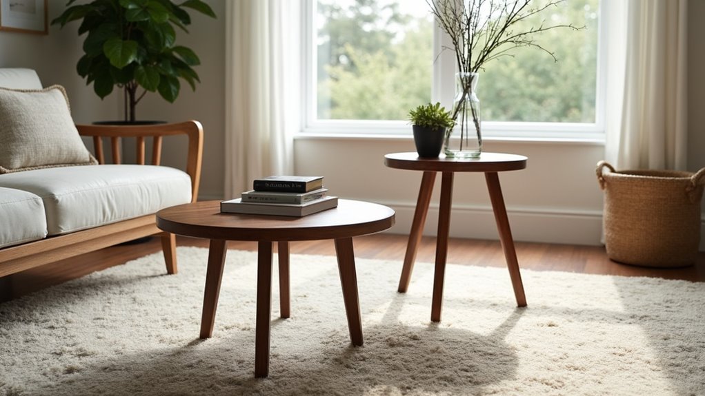 stylish and versatile nesting tables
