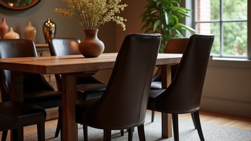 stylish artisanal dining chair