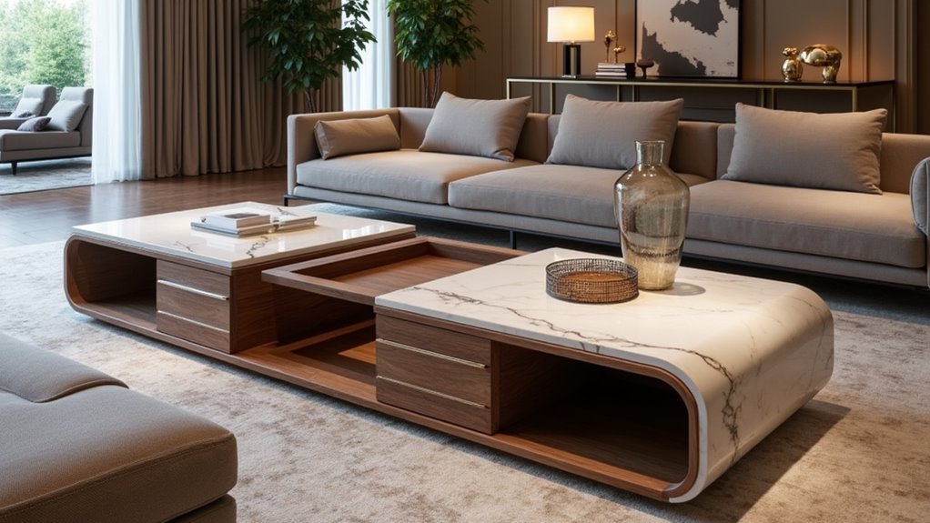 stylish coffee tables with storage