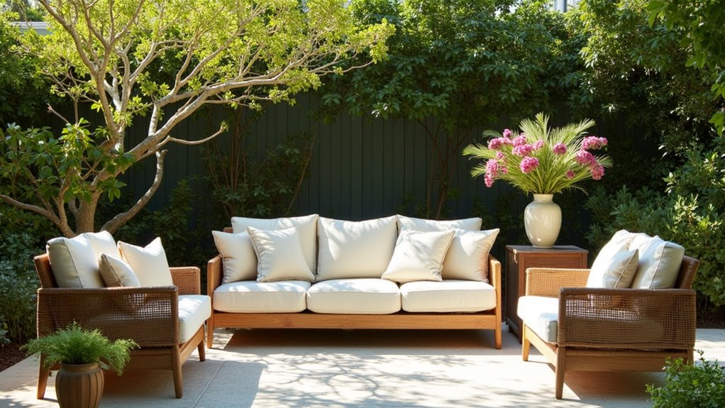 stylish comfortable outdoor sofa