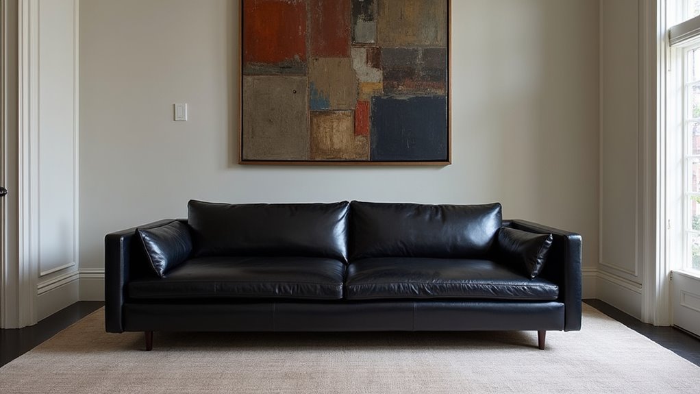 stylish contemporary leather sofas