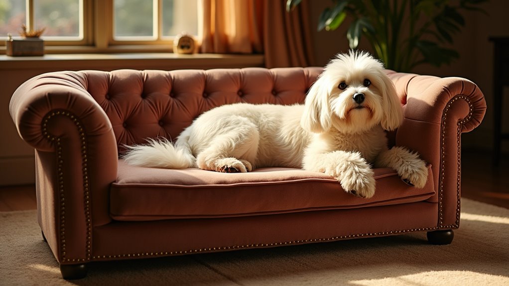 stylish cozy orthopedic dog sofa