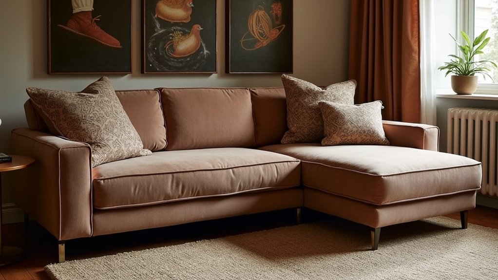 stylish customizable sleeper sectional