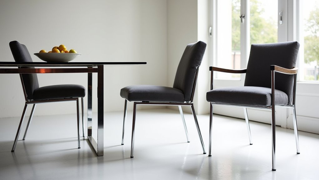 stylish dining arm chairs