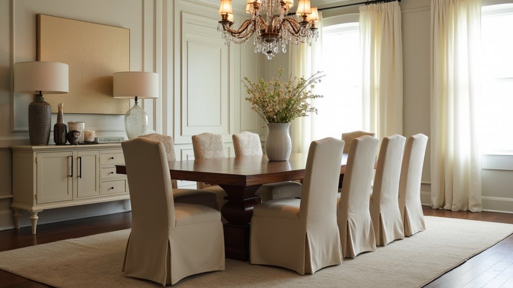 stylish dining chair covers