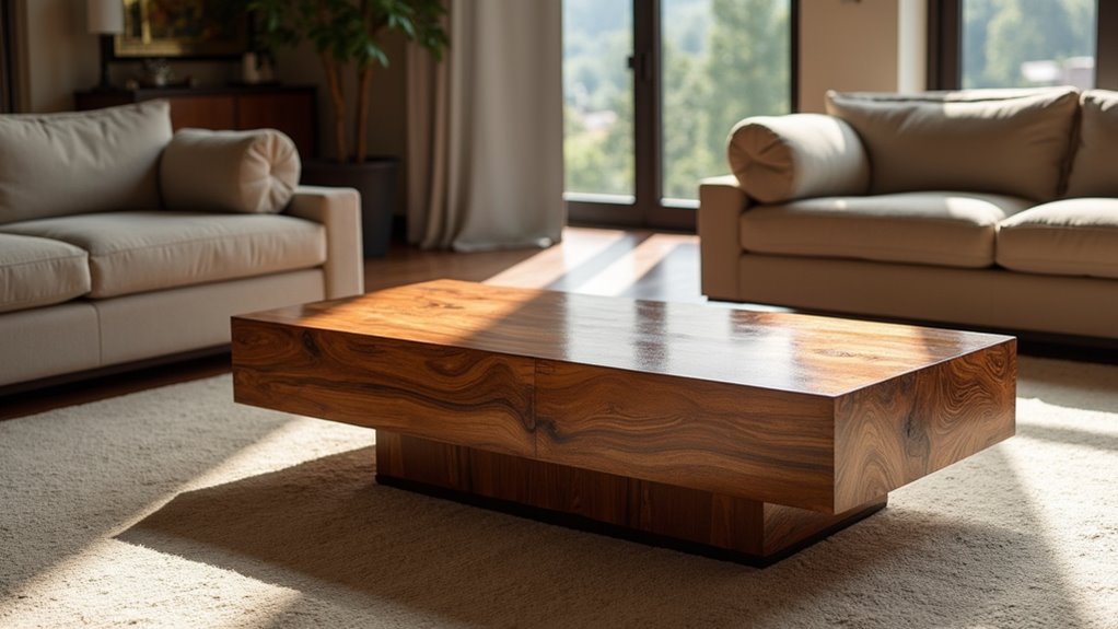 stylish durable acacia coffee tables