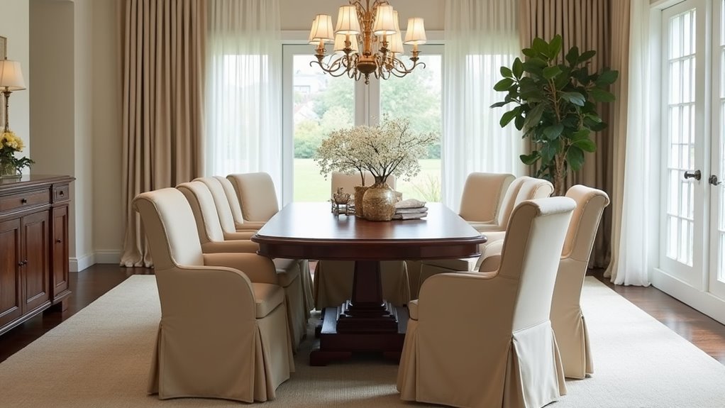 stylish durable dining chair slipcover