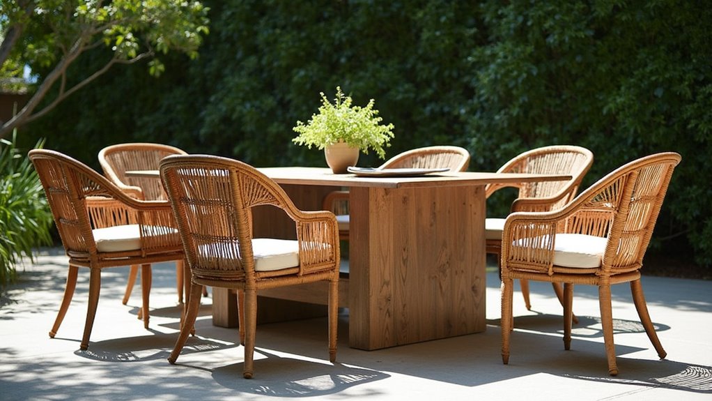 stylish durable outdoor dining