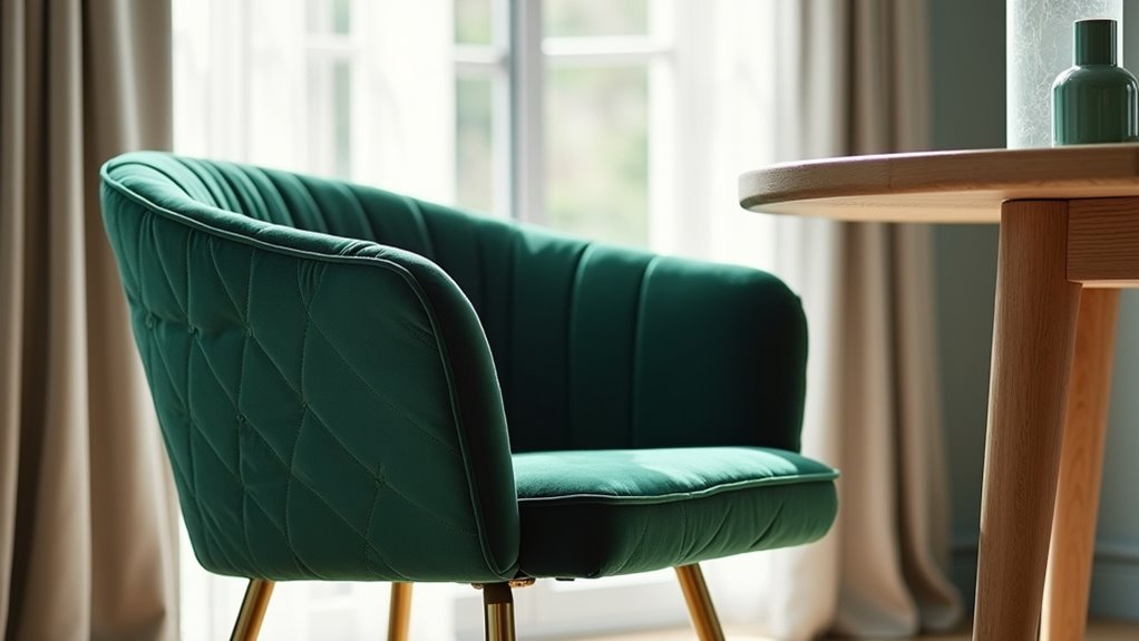 stylish durable upholstered dining chairs