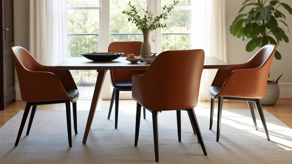 stylish ergonomic dining chair
