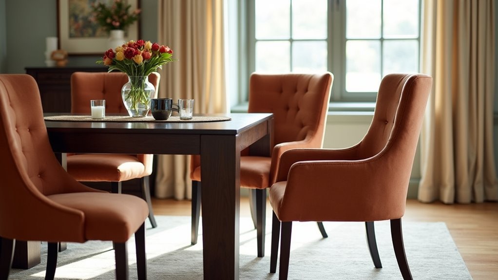 stylish ergonomic dining chairs