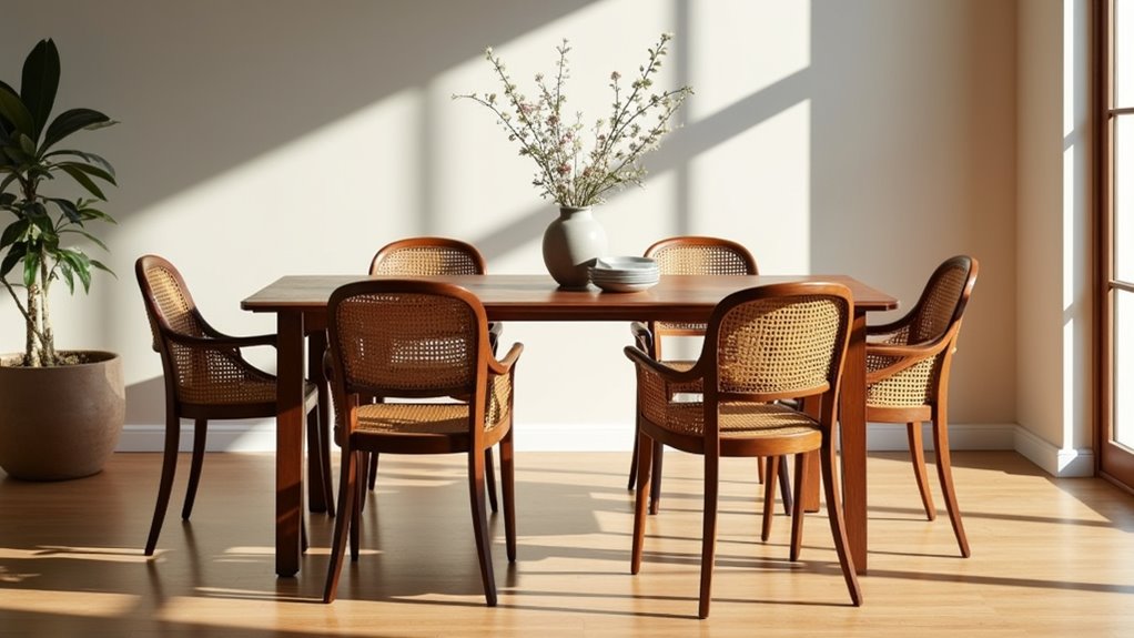 stylish ergonomic rattan chairs