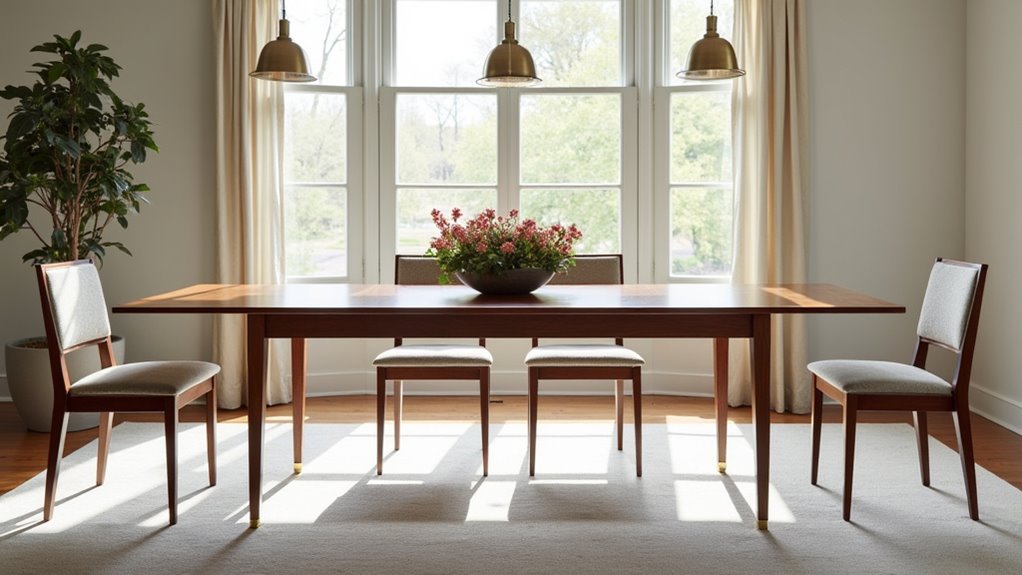 stylish extendable dining table