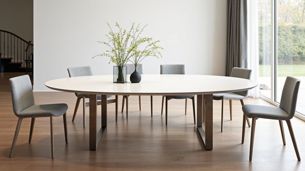 stylish extendable dining table