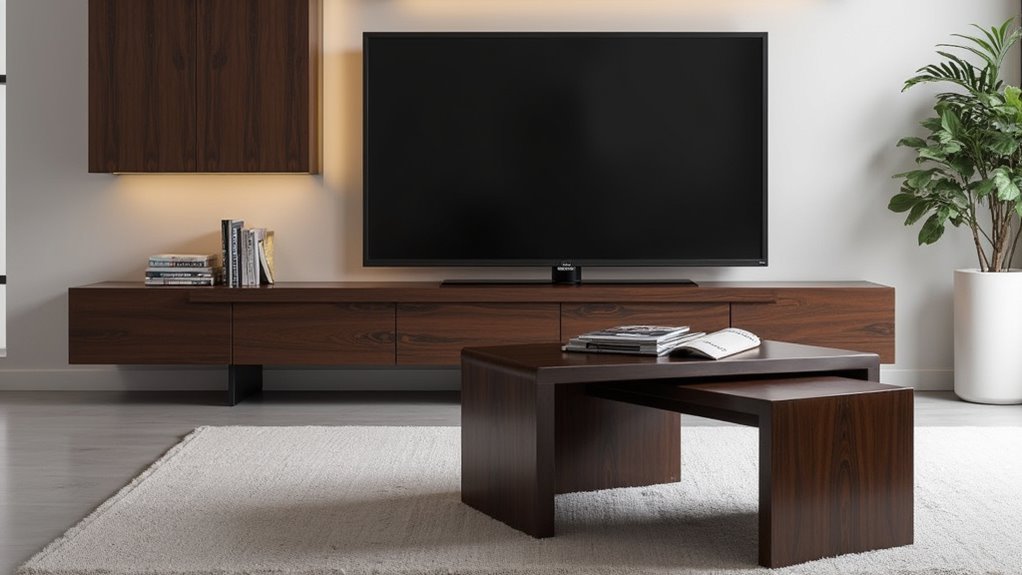 stylish extendable furniture set