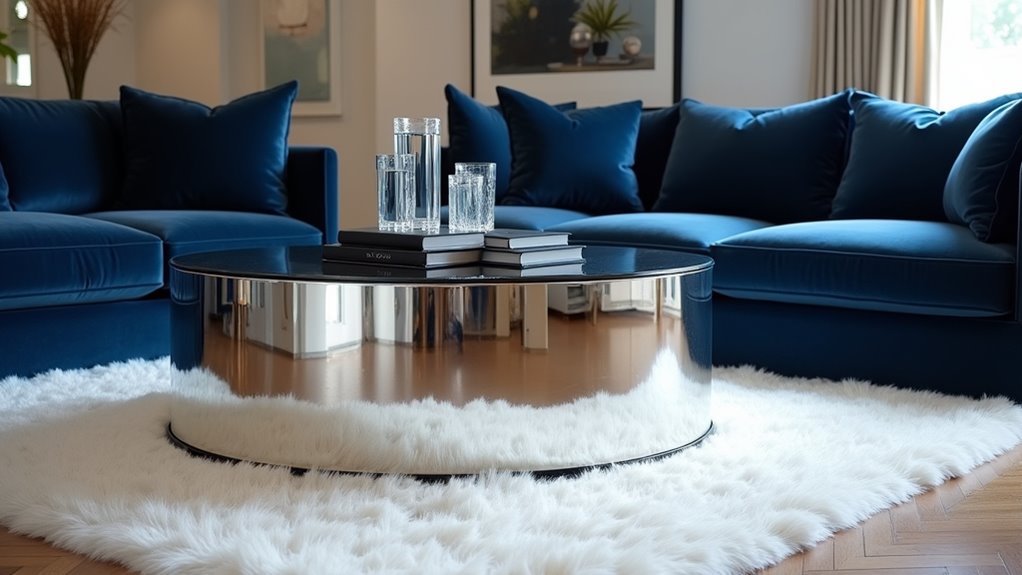 stylish functional drum table
