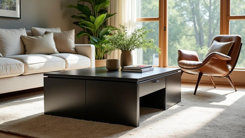 stylish functional lift top table