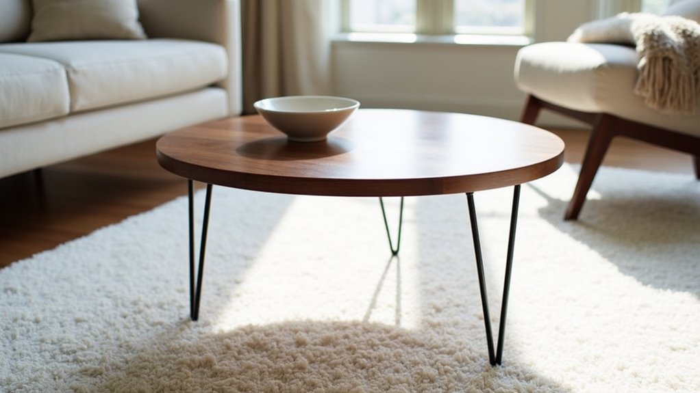 stylish functional mid century table