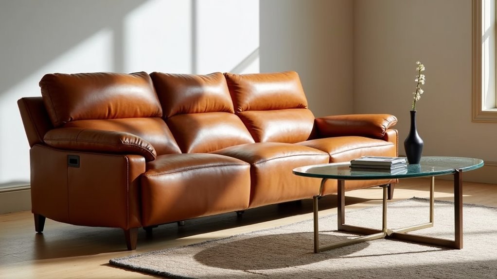 stylish functional reclining sofa