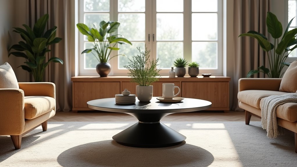 stylish geometric coffee table