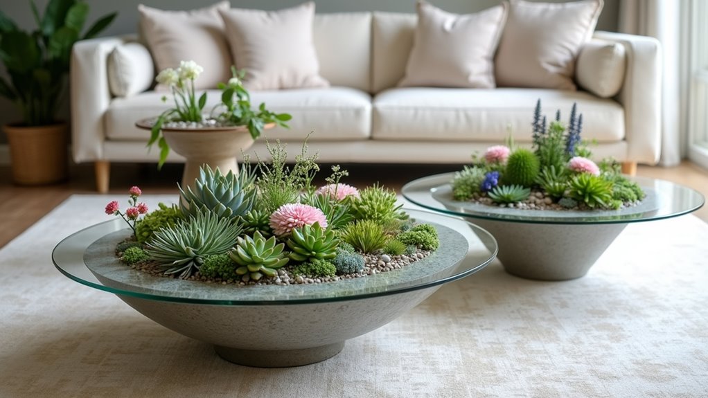 stylish indoor gardening table
